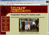 Náhled stránek - škola Kung Fu stylu Hung Gar