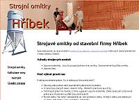 Strojní omítky.